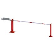 Access barrier with counterweight | and supporting post | clear width: 6000 mm | with Euro profile cylinder lock
